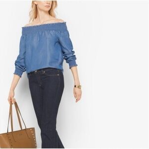 MICHAEL Michael Kors Chambray Blouse